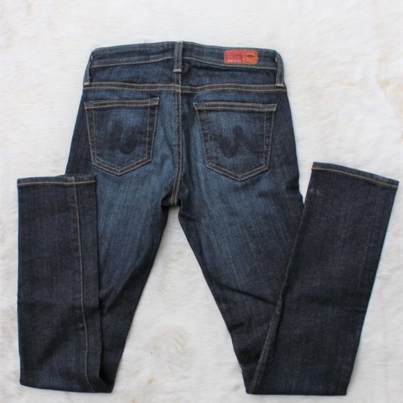 AG Adriano Goldschmeid Stilt Cigarette Dark Wash - Picture 4 of 6